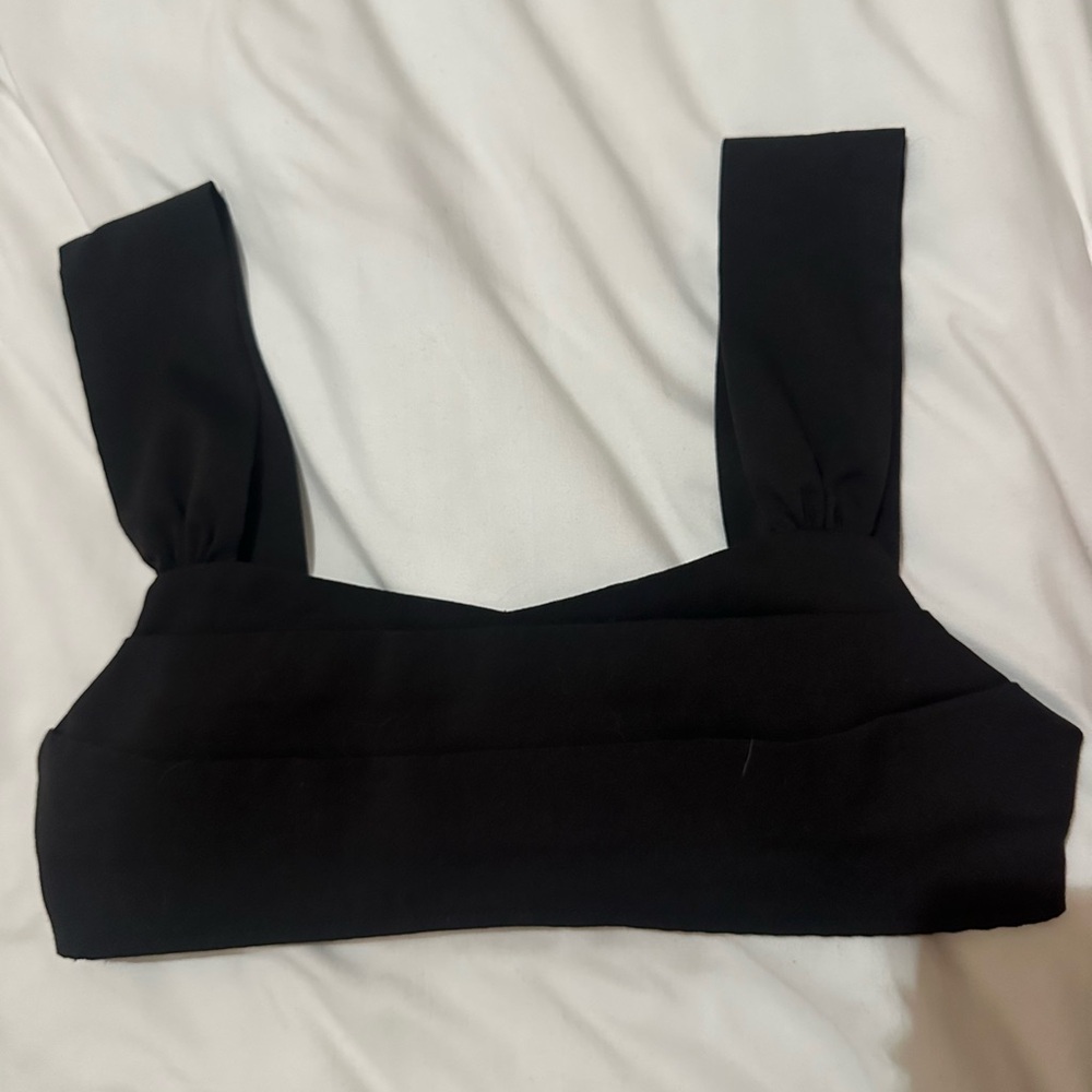 SHEIN Black Crop Top